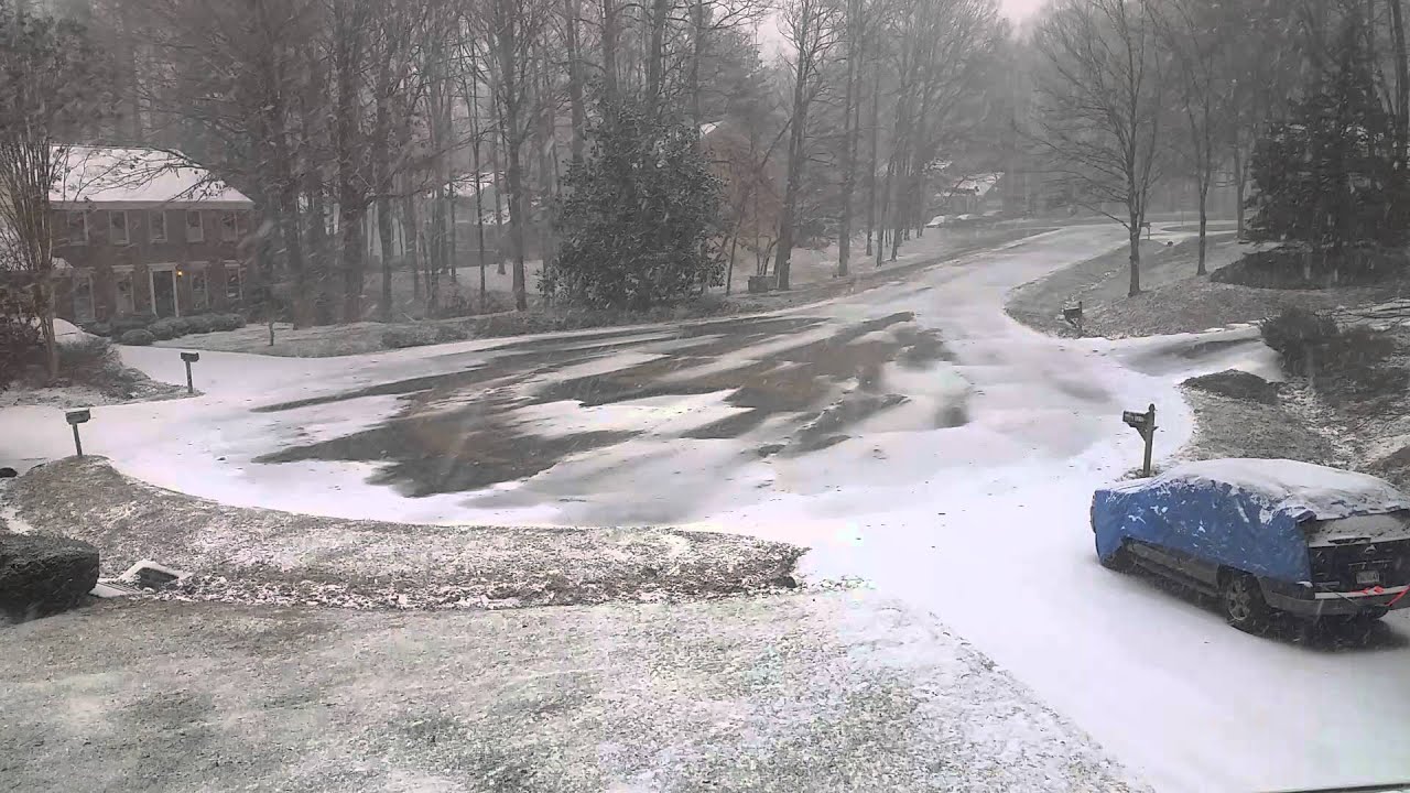Blizzard 2016 Virginia Time Lapse