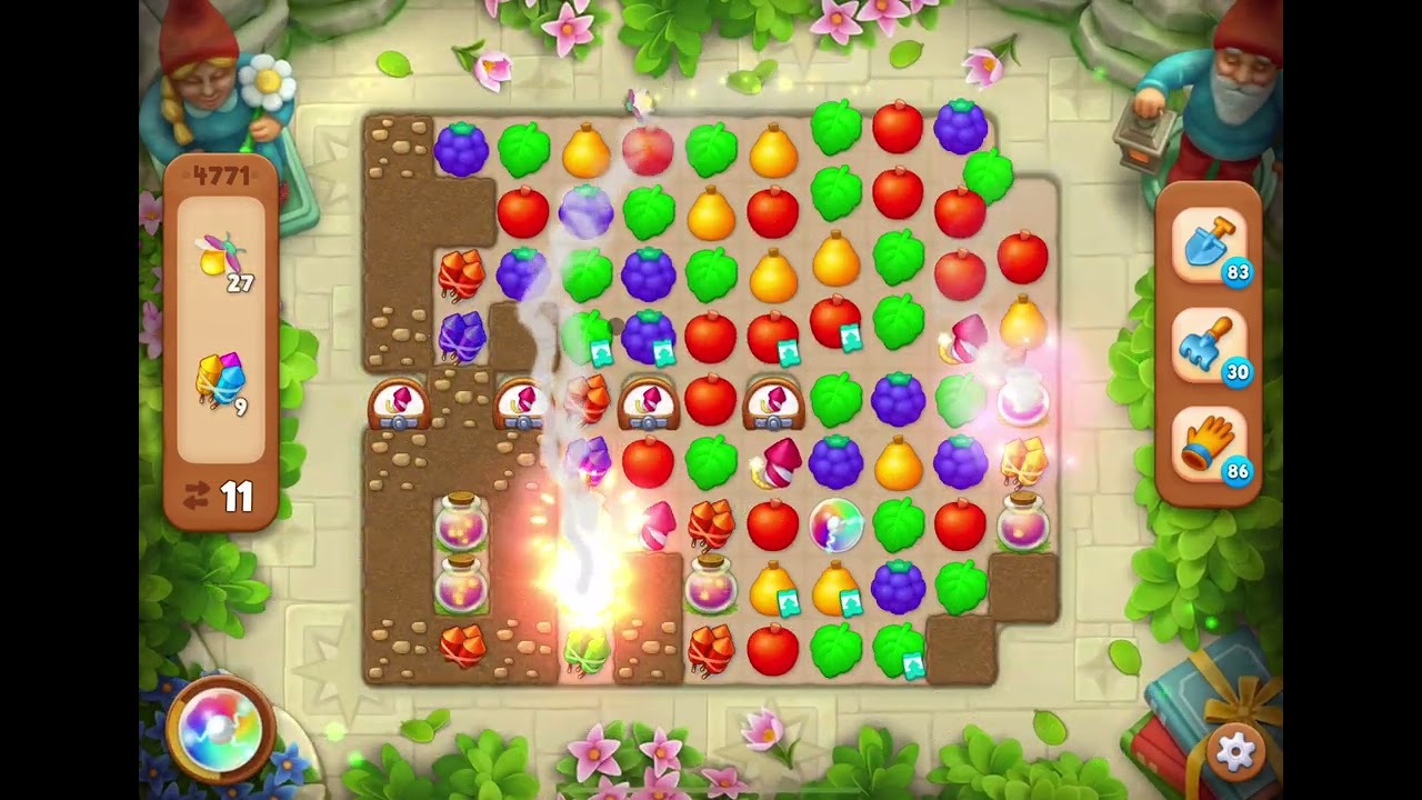 GardenScapes Level 4771 no boosters