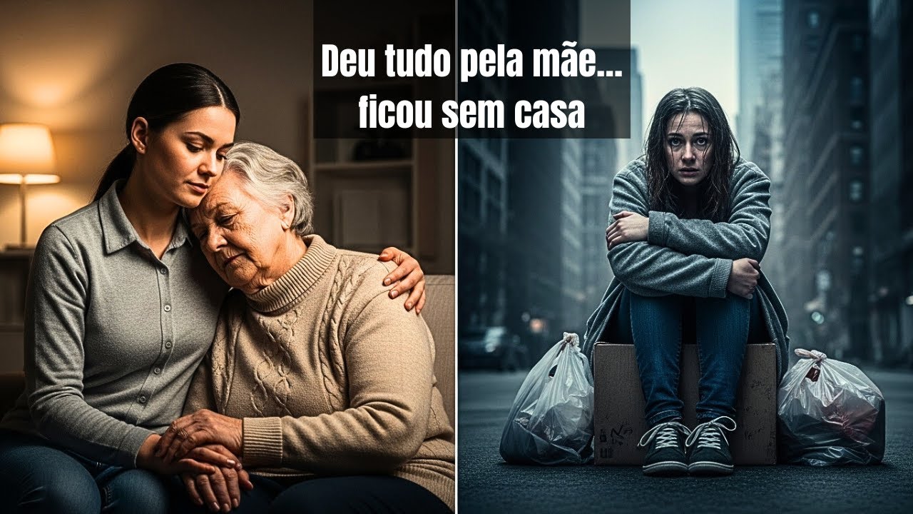 Ela cuidou da mãe até o último dia, mas quando tudo acabou, descobriu que não tinha mais casa