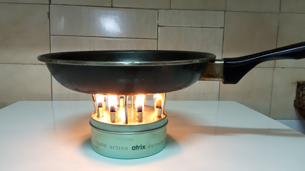 Cocina Gratis con este Hornillo Casero de Aceite / 100% Ecológico, de larga autonomía