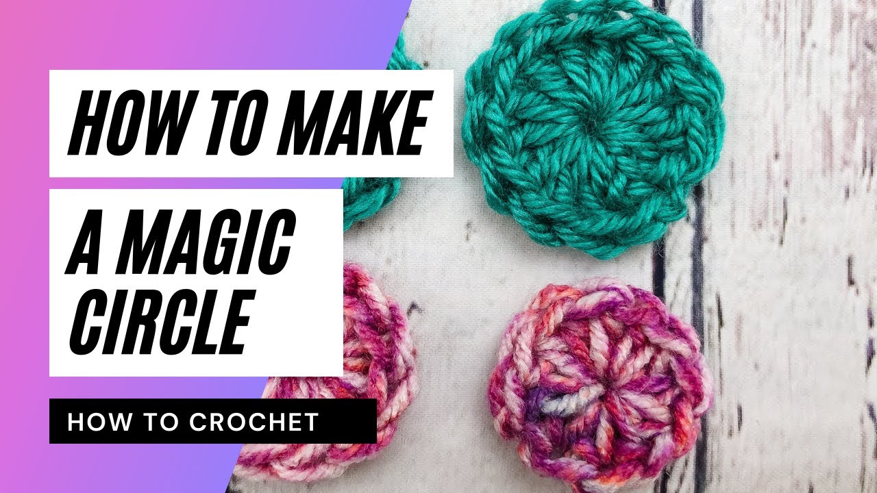 Magic Circle Crochet Tutorial | HOW TO CROCHET FOR BEGINNERS | Easy and Slow Instructions