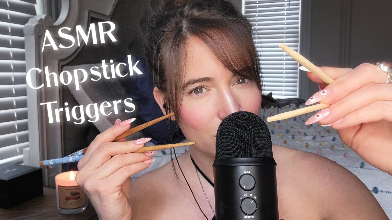 ASMR Personal Attention for Sleep - Chopstick Triggers - Super Tingly