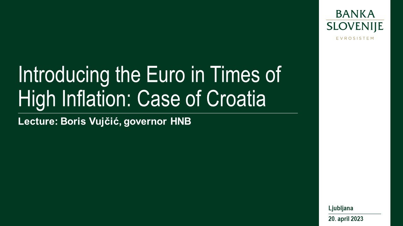 Introducing the Euro in Times of High Inflation: Case of Croatia