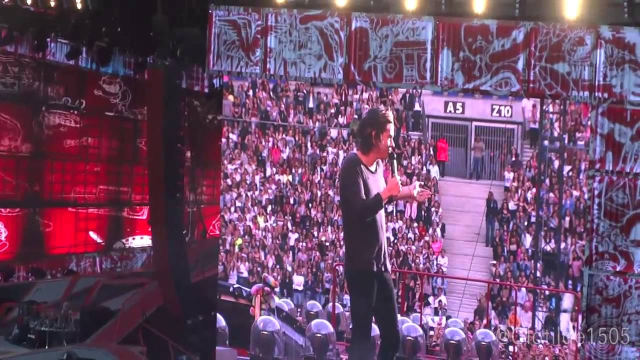 One Direction - Harry et Liam speak french - 20.06.14 (Paris, Stade de France)