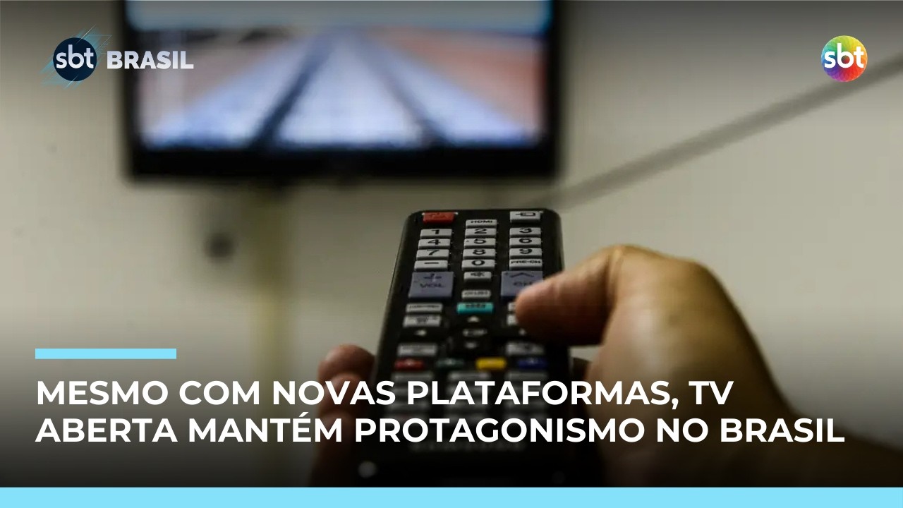 TV aberta lidera alcance no Brasil e movimenta R$ 15 bilhões por ano | #SBTBrasil