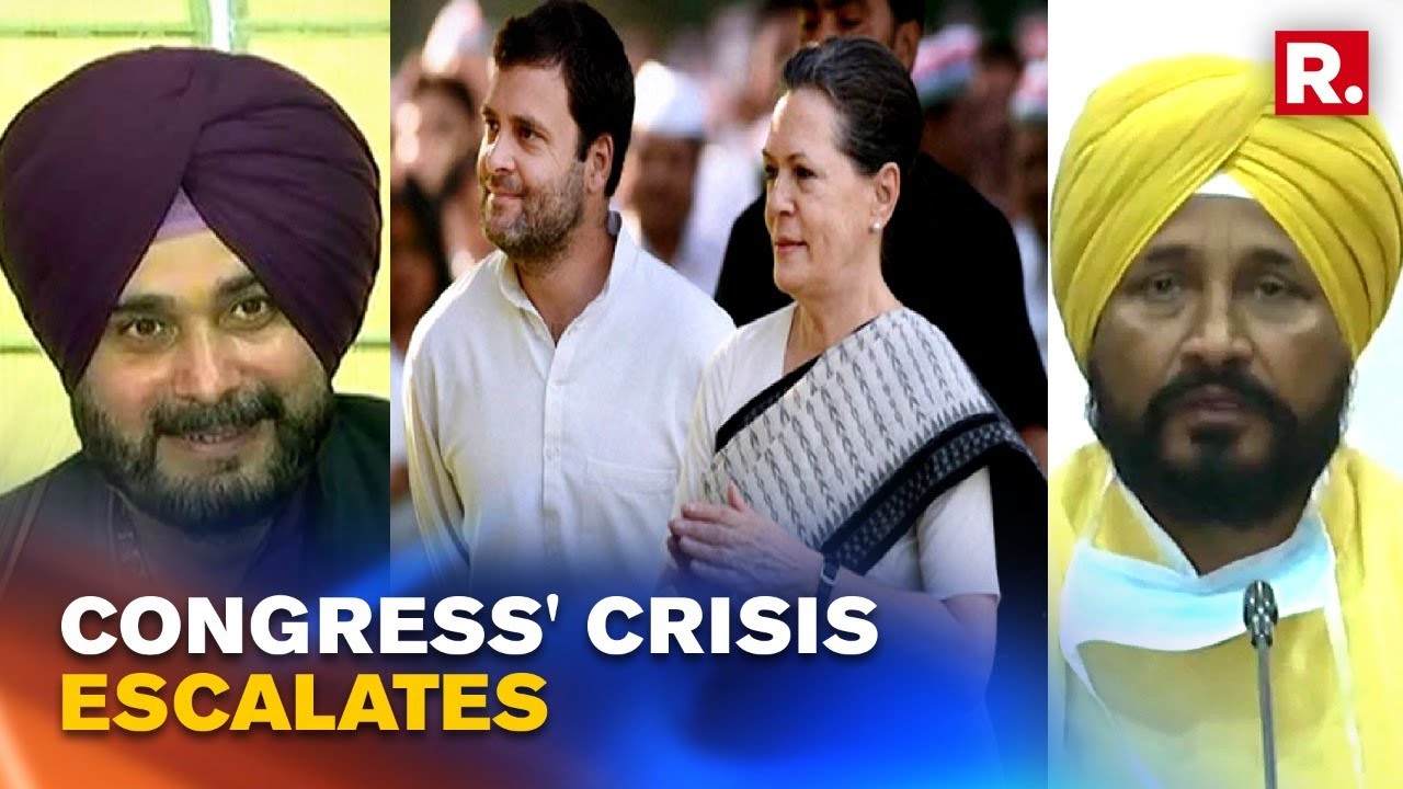 Punjab Congress Calls Emergency Meet Amid High Voltage Drama During Sidhu's Protest