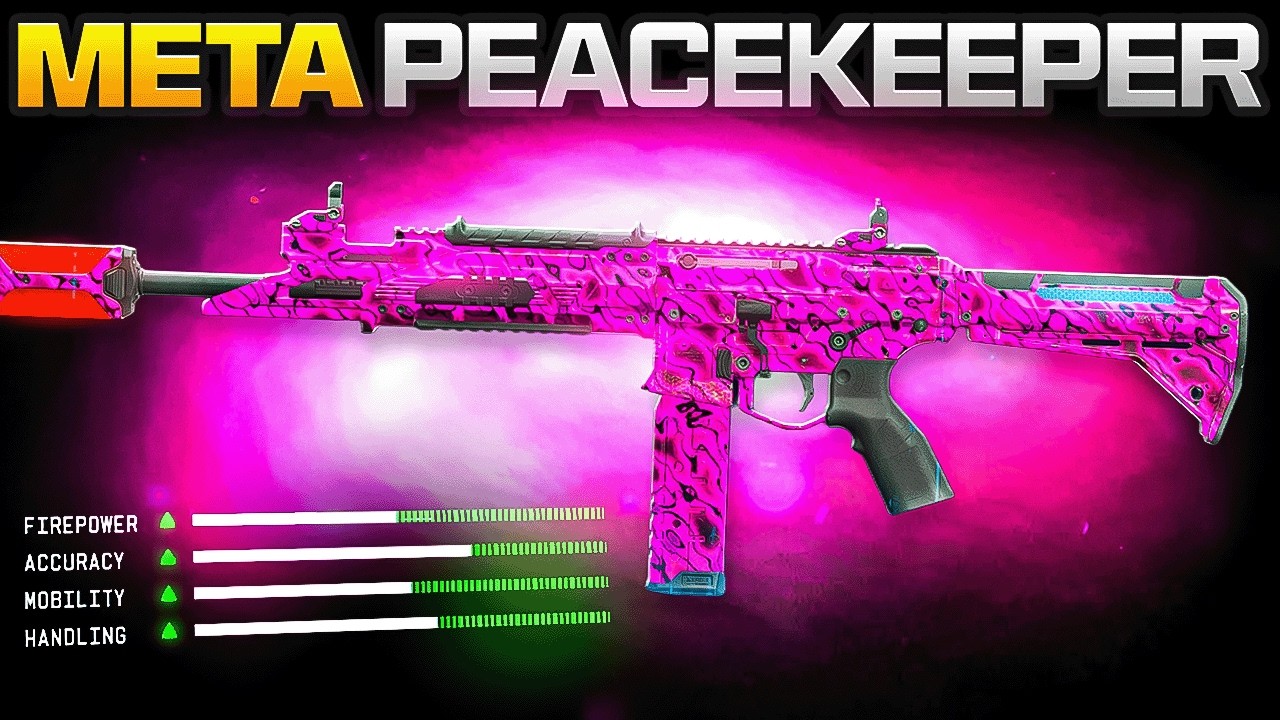*NEW* BROKEN PEACEKEEPER Loadout in WARZONE! ( BEST Peace keeper Setup )
