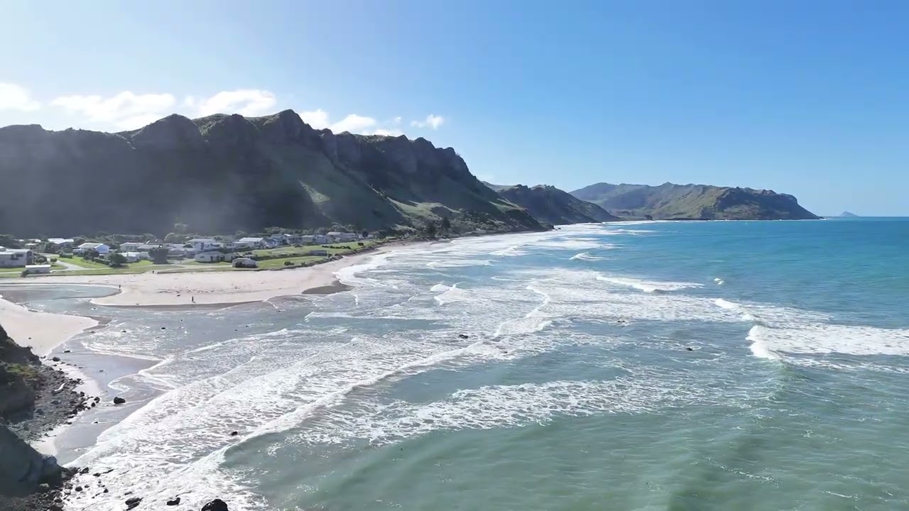 Soaring Over Kairakau Beach – Relaxing 4K Drone Footage