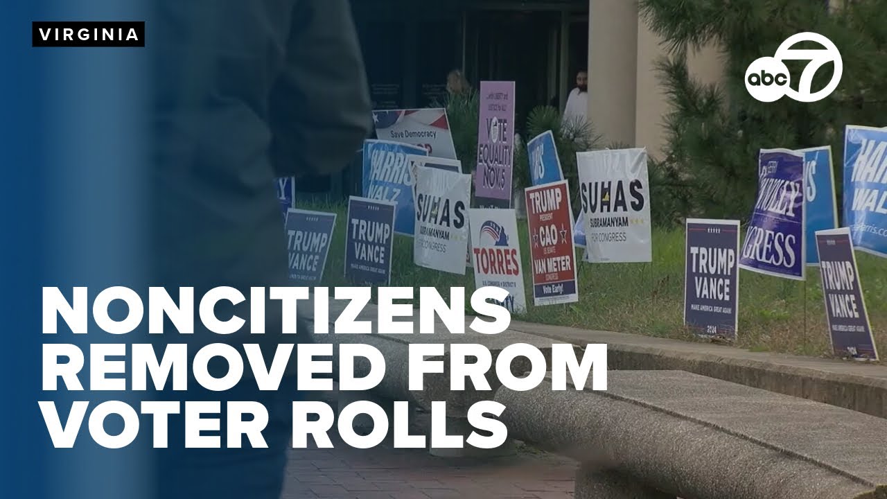 Noncitizens removed from voter rolls in Virginia
