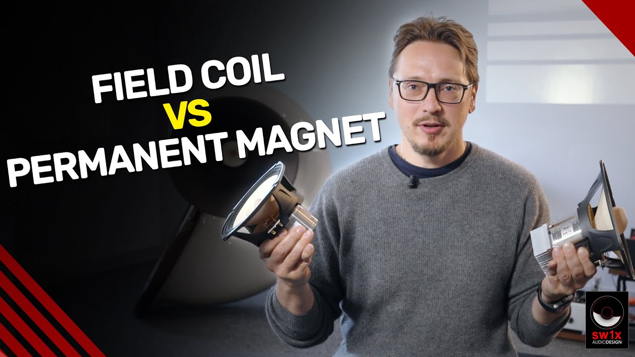 Review & Comparison of SW1X Field Coil And AlNiCo Permanent Magnet Drivers for Loudspeakers