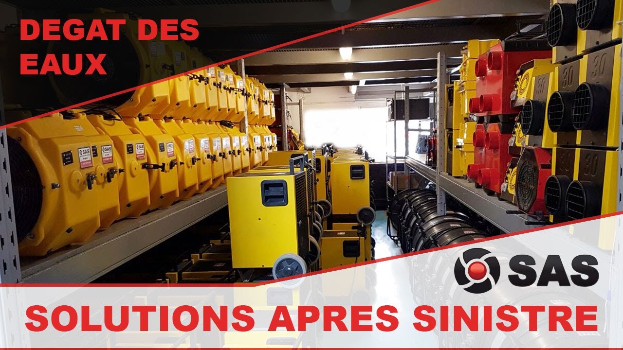 Dégât des eaux : 1 minute pour comprendre l'Assèchement Technique
