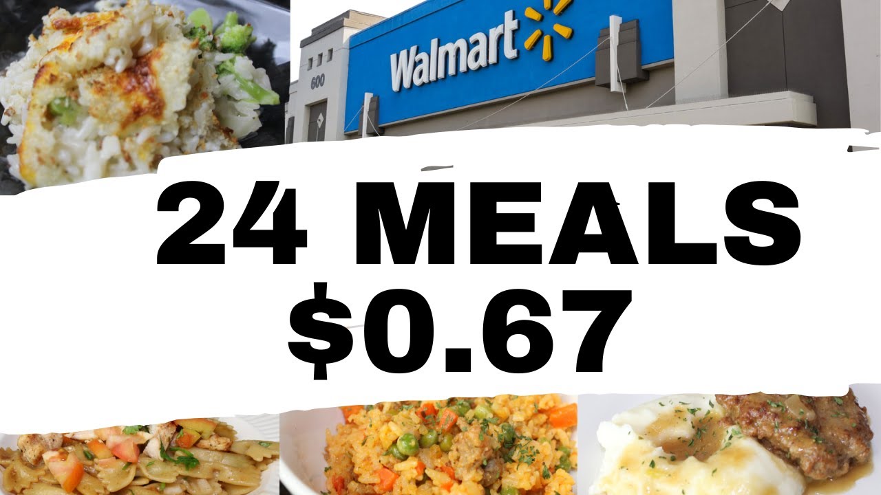 4 MEALS LESS THAN $4 | EXTREME GROCERY BUDGET MEAL CHALLENGE | Feeding a Large Family Frugal Meals