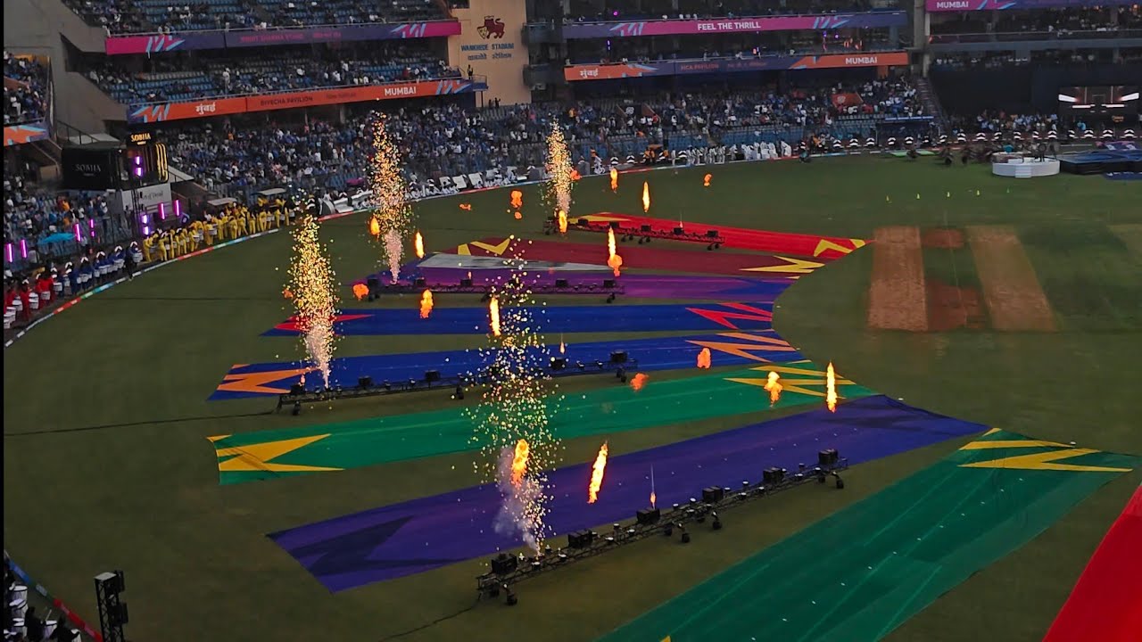 Rishab's Glorious Performance at Wankhede.. T20 WC Opening Ceremony #india #t20worldcup #icc #bcci