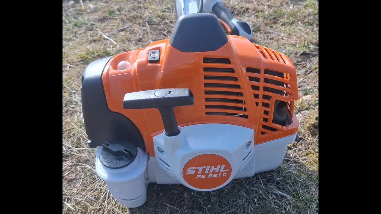 Motocoasa Stihl FS 561 C-M deschidere, asamblare și testare