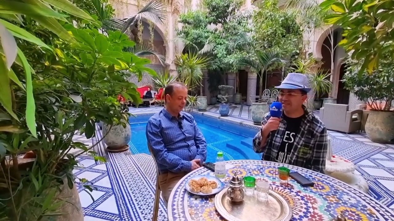 Traumhafter Ort🎉🇲🇦 Mleben TV im Riad Salam Fez Batha by Mleben Tourismus رياض سلام فاس معلمة تاريخية