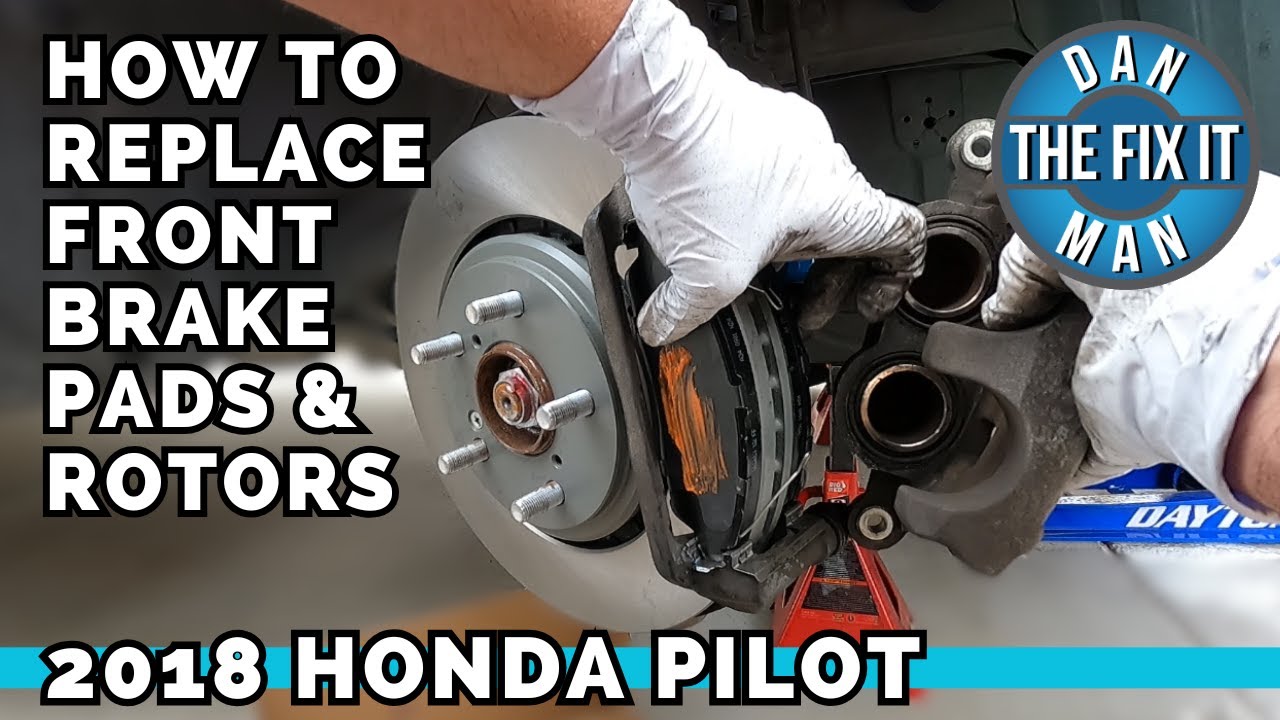 2016 - 2022 HONDA PILOT - How to Replace Front Brake Pads & Rotors - DIY Tutorial with Torque Specs!