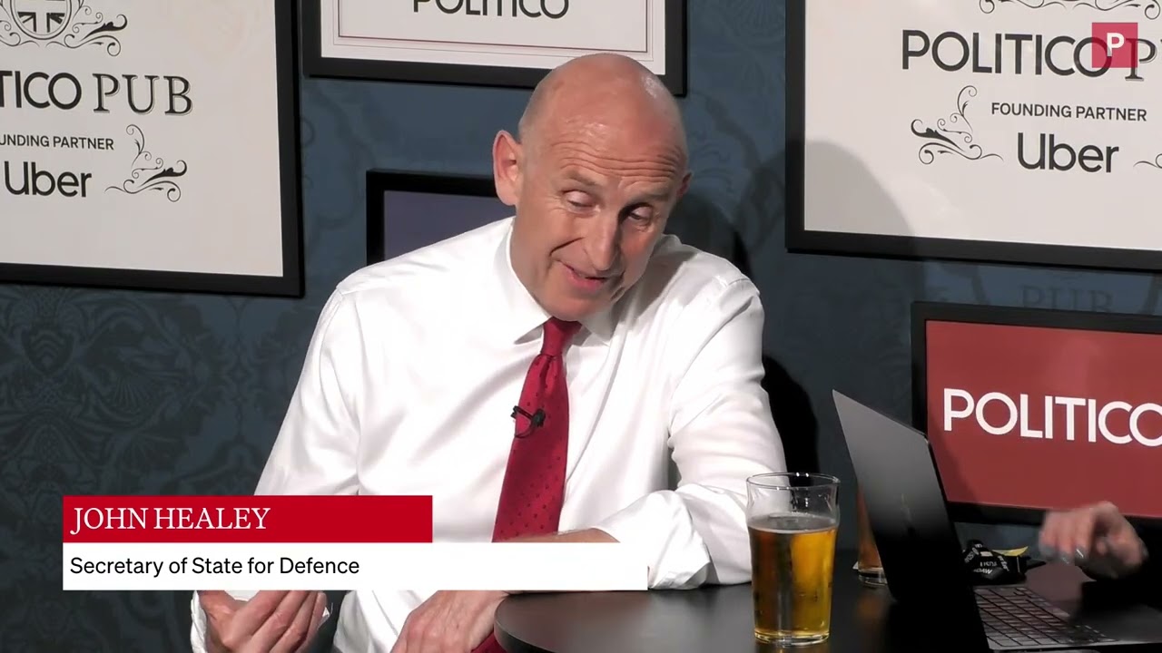 A round with&hellip; John Healey I POLITICO at Party Conference | POLITICO