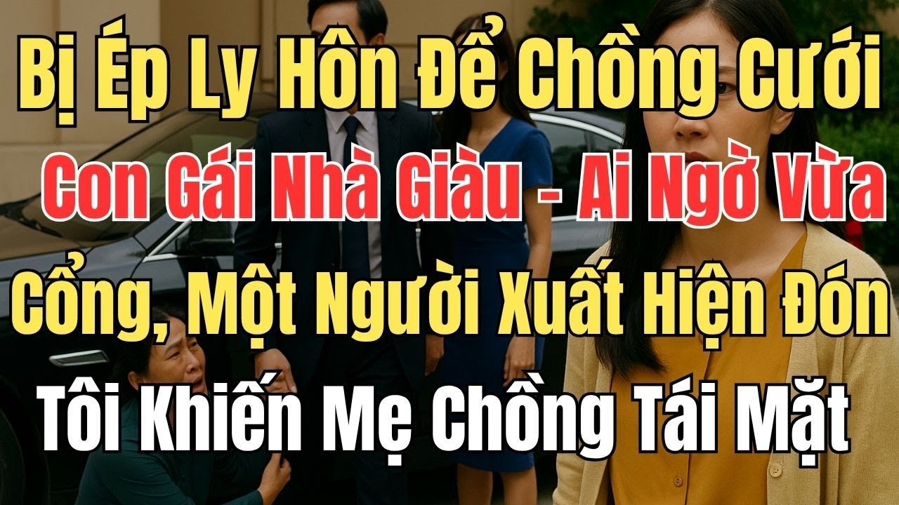 Bị Ép Ly Hôn Để Chồng Cưới Con Gái Nhà Giàu – Ai Ngờ Vừa Ra Cổng, Một Người Xuất Hiện Khiến Mẹ Chồng