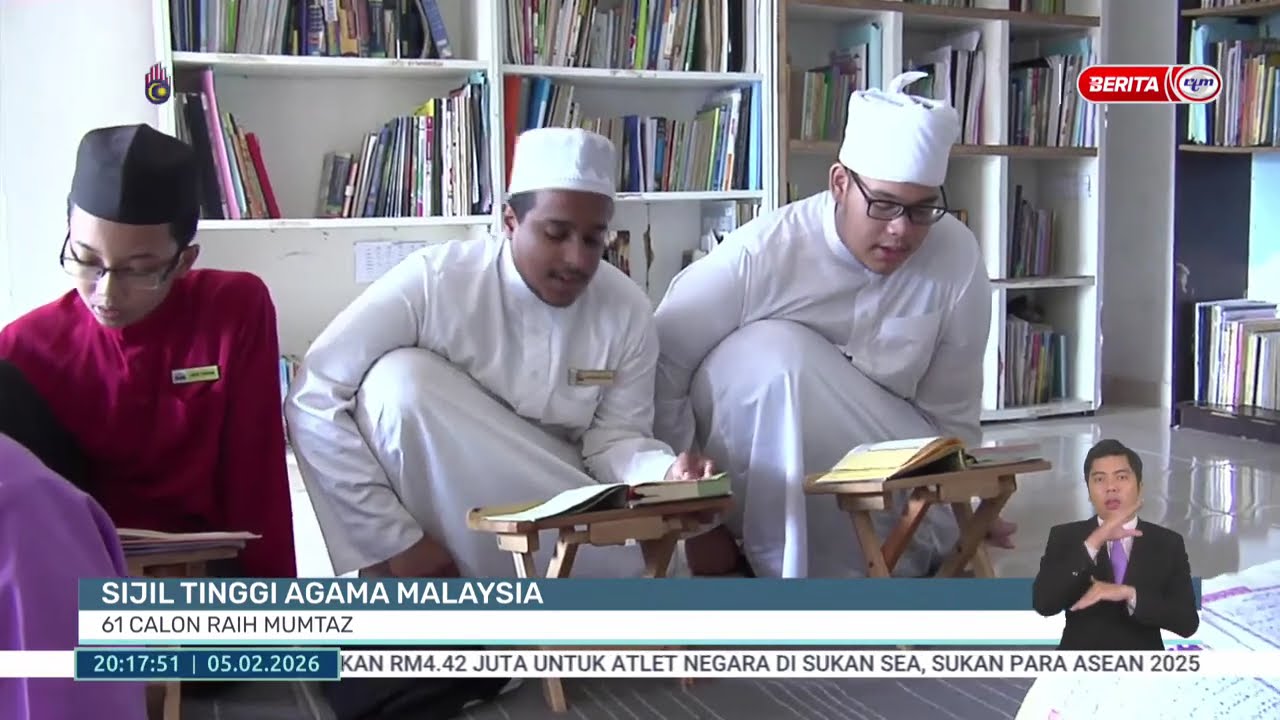 5 FEB 2026 - BERITA PERDANA - SIJIL TINGGI AGAMA MALAYSIA: 61 CALON RAIH MUMTAZ