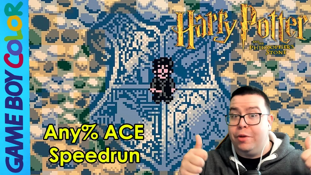 Harry Potter and the Philosophers Stone GBC Any% ACE Speedrun in 18:36