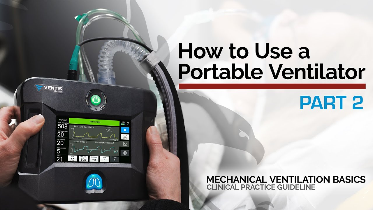 How to Use a Portable Ventilator Part 2 #bethedifference