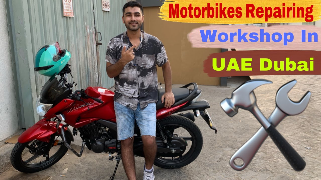 Visit of Motorbike 🏍 Repairing Workshop In Dubai, UAE | Bike Maintenance In Dubai | MUB