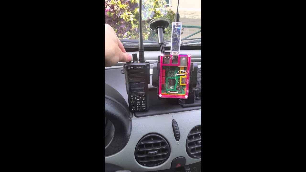 Dv4mini DMR en mobile avec le Raspberry PI2