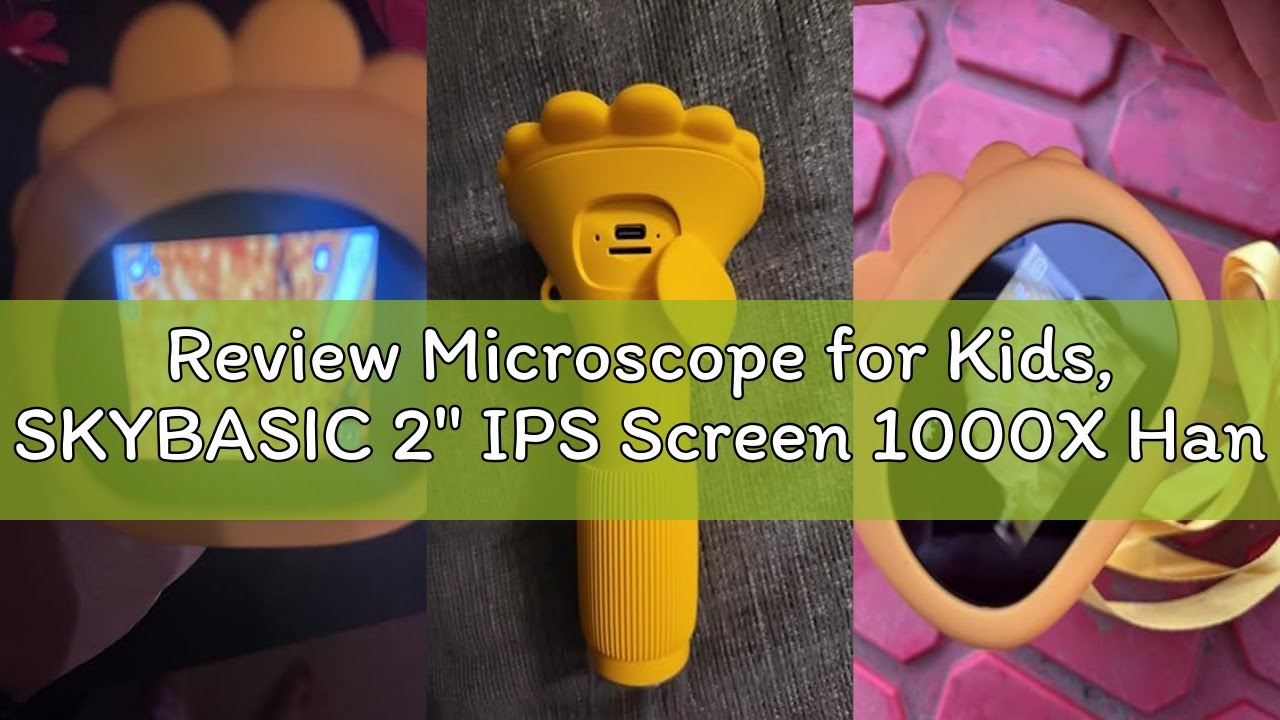 Review Microscope for Kids, SKYBASIC 2