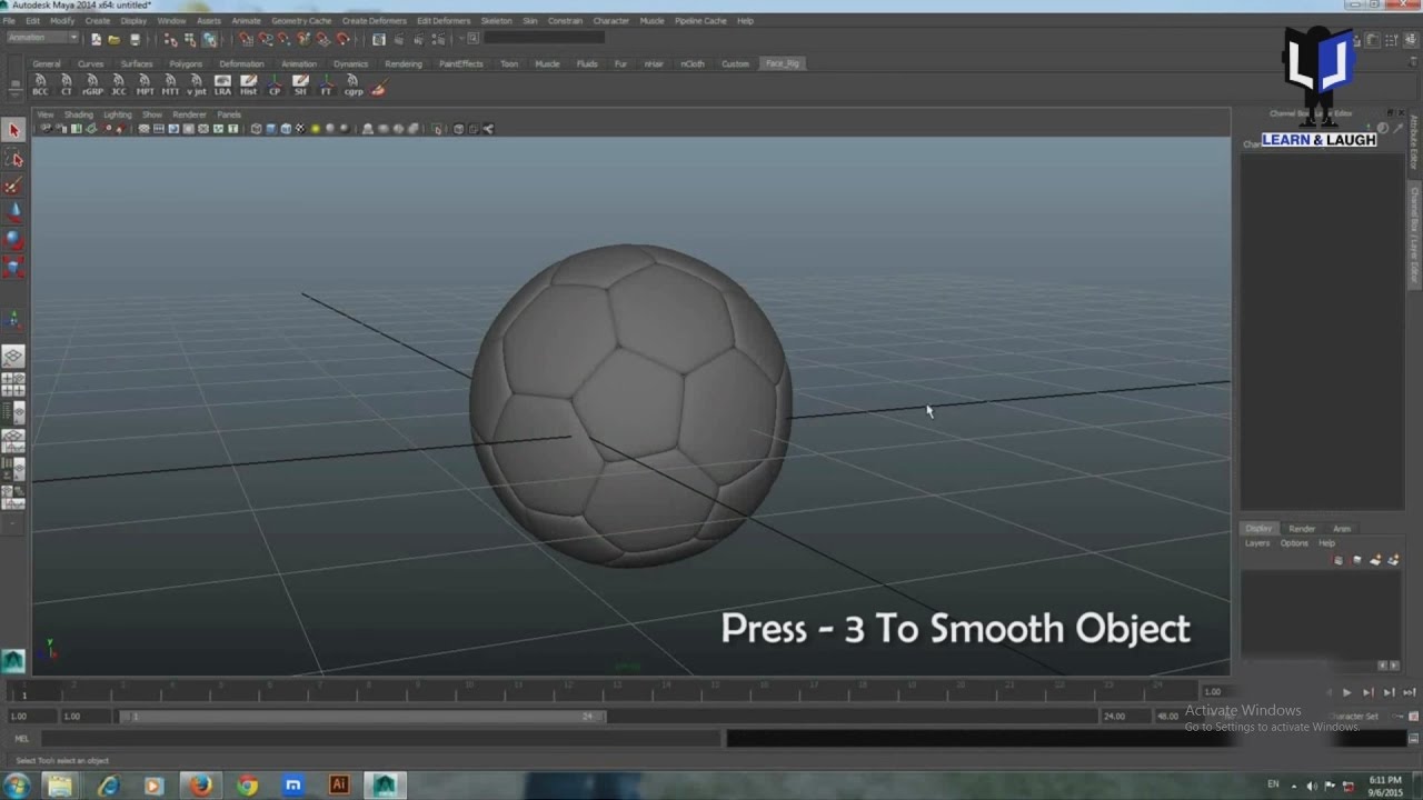 How to Modelling a soccer Ball in Maya | Maya tutorial
