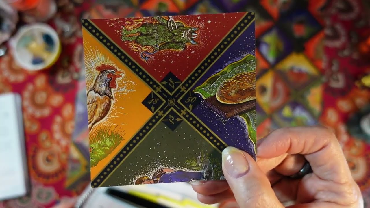 ЧАСТЬ 2 - РУССКИЕ ЦЫГАНСКИЕ ГАДАЛЬНЫЕ КАРТЫ - Обзор и демонстрация расклада - ПРОЧИТАЙТЕ СВОЙ ПСИ...