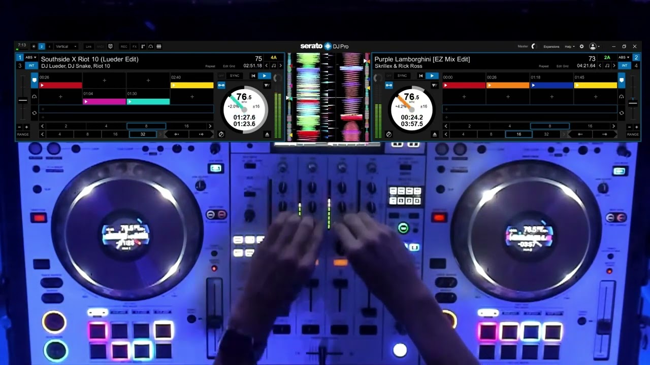 PRO DJ DOES INSANE MIX ON RARE XDJ-XZ