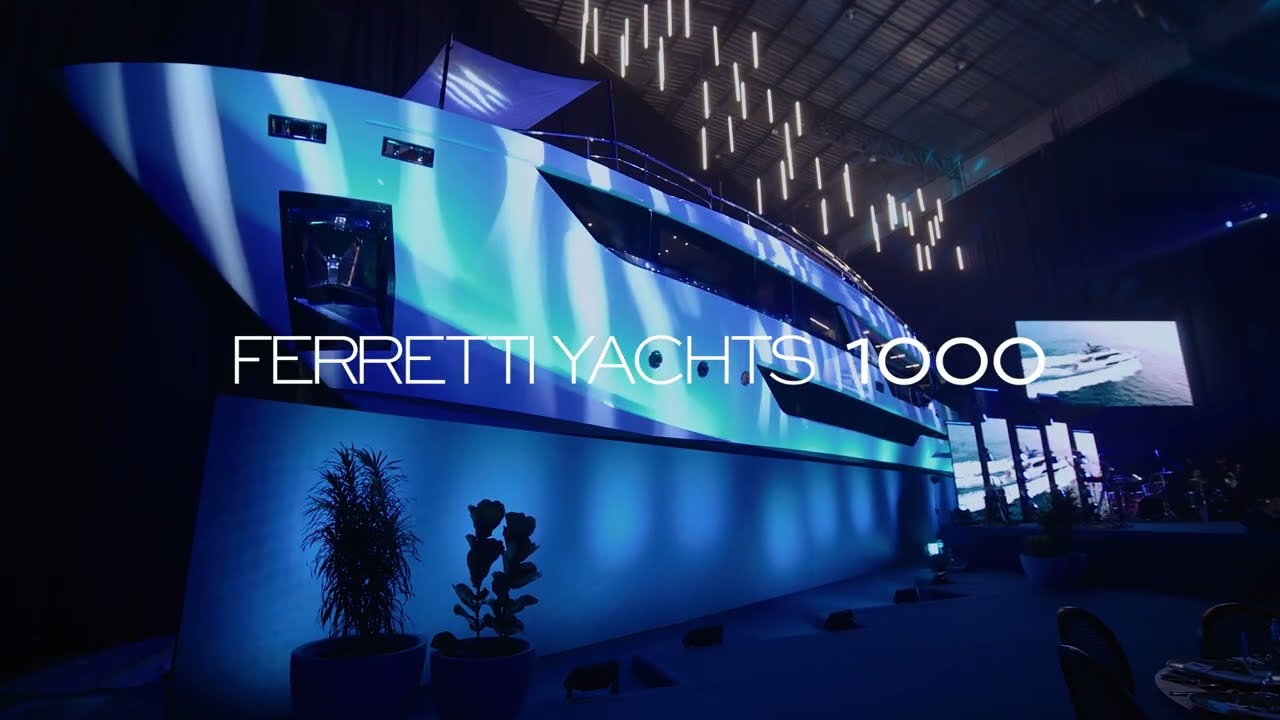 Lançamento Ferretti Yachts 1000