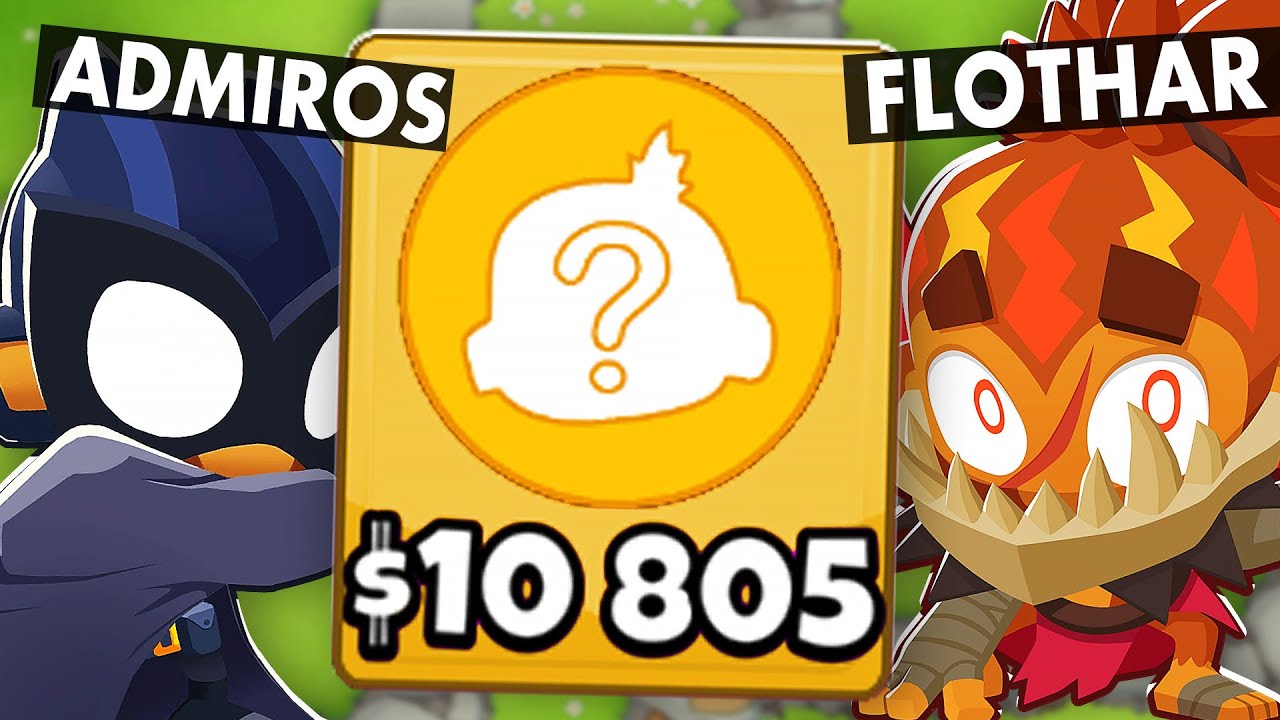 NAJLEPSZY i NAJTRUDNIEJSZY POJEDYNEK na LOSOWE MAŁPKI w BLOONS TD 6 z ADMIROSEM!