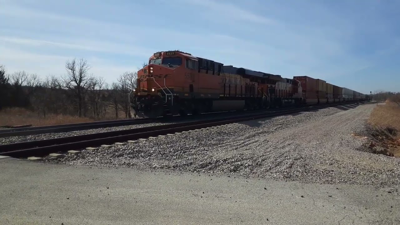 East bound intermodal on the Avard Subdivision