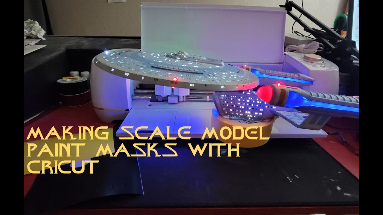 Making Scale Model Paint Masks Using Cricut