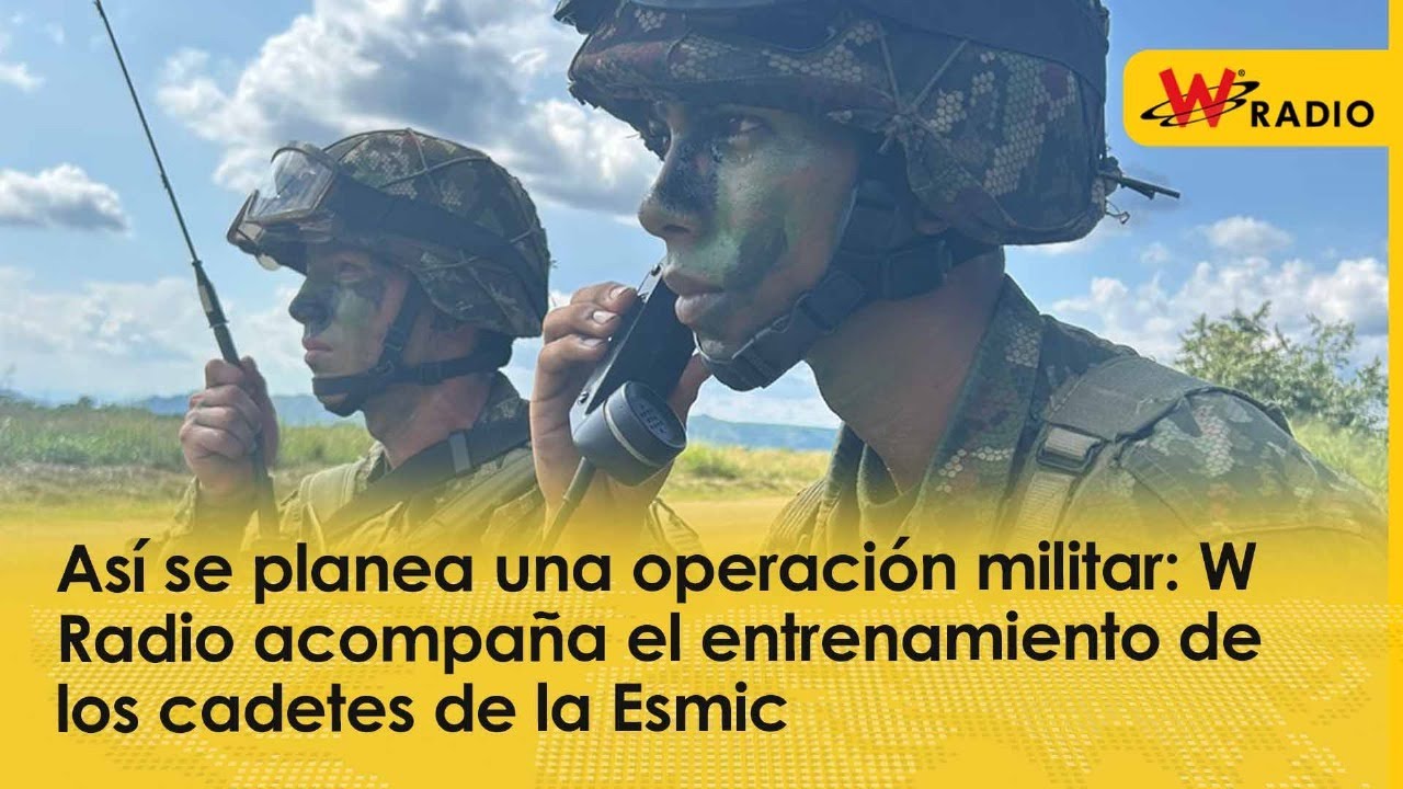 Así se planea una operación militar: W Radio acompaña el entrenamiento de los cadetes de la Esmic