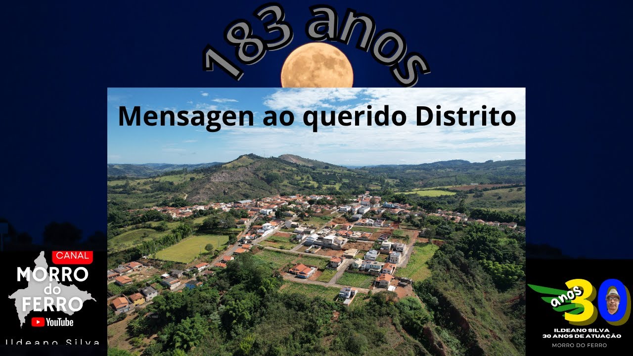 MENSAGEM AO DISTRITO - 183 anos