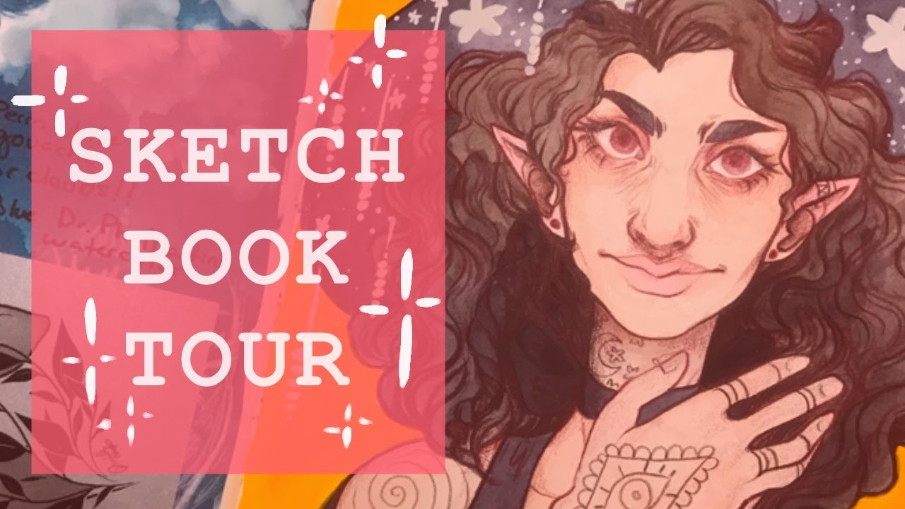 SKETCHBOOK TOUR #1 | 2018-2019 Mixed Media Sketchbook
