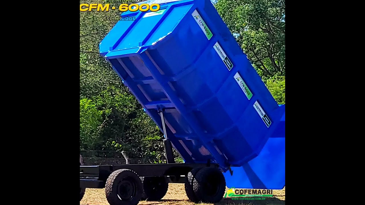 CARRETA AGRICOLA BASCULANTE 6TON.   COFEMAGRI IMPLEMENTOS AGRICOLAS