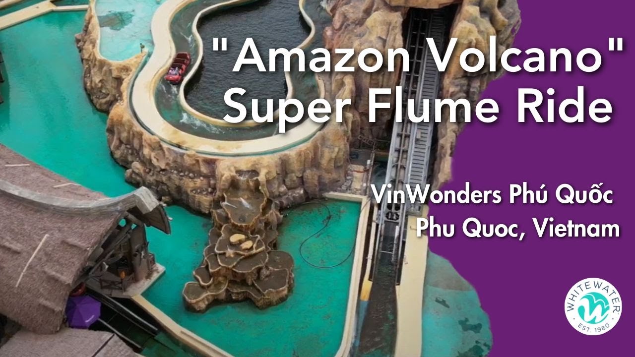 “Amazon Volcano” Super Flume Ride at VinWonders Phú Quốc