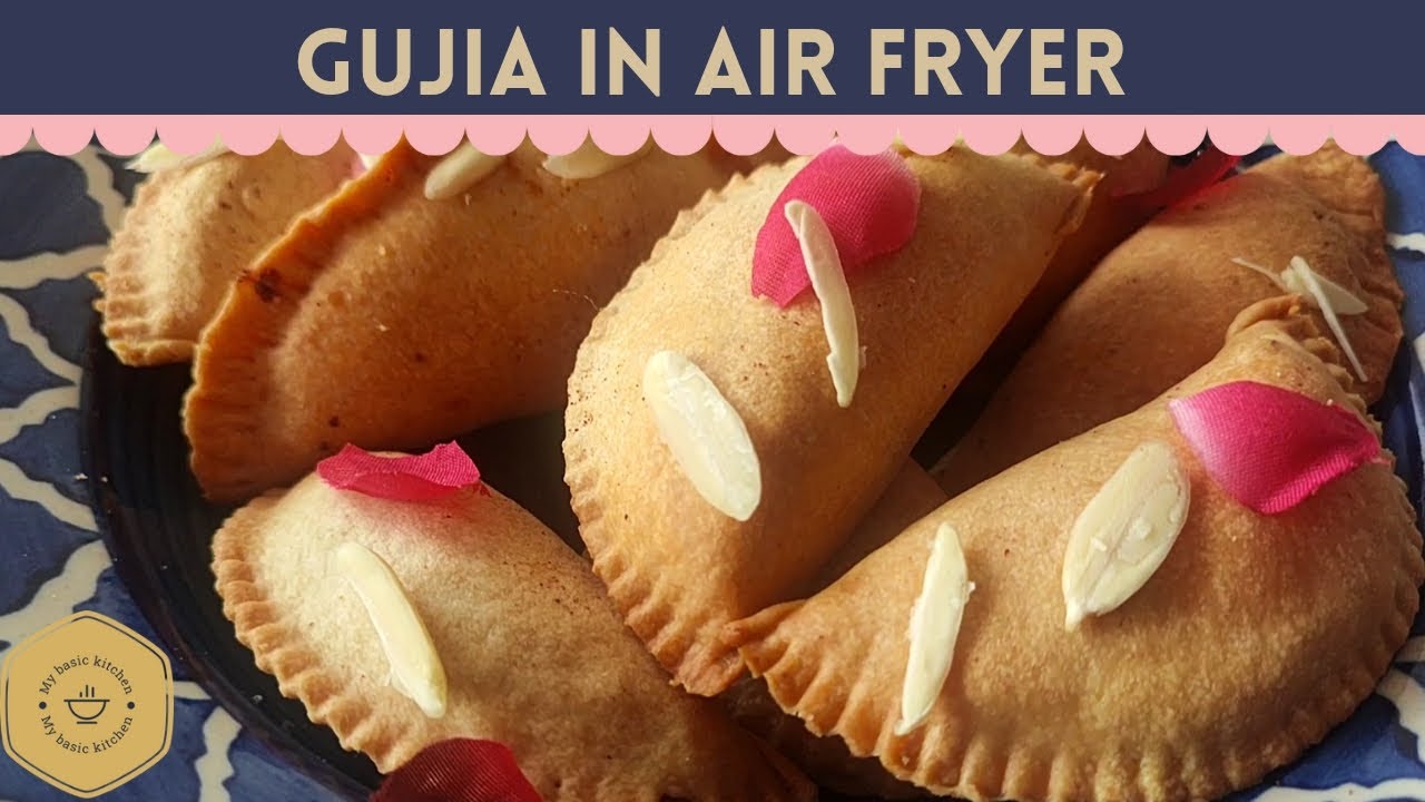 Gujiya in air fryer। Air fried gujiya recipe। Air fryer gujiya recipe। Mybasickitchen