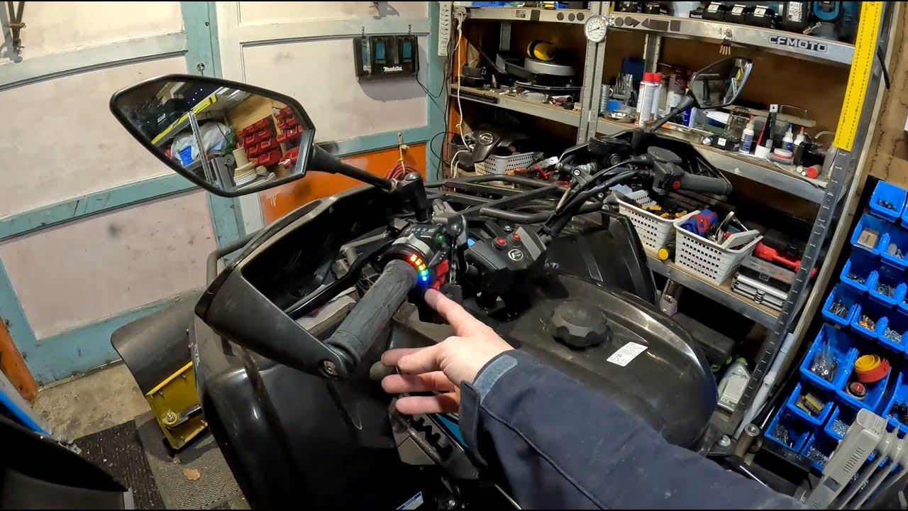 Lämpökahvat ja peukalon lämmitin mönkkäriin