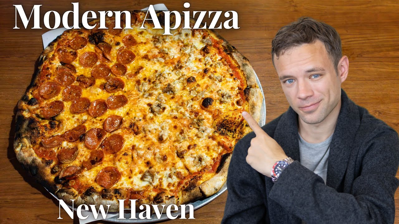 Eating at Modern Apizza. New Haven, CT. Better Pizza than Frank Pepe and Sally’s?