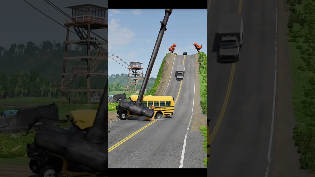 Most Realistic BeamNG Drive Crash Ever! 😱 | Soft Body Physics #Shorts