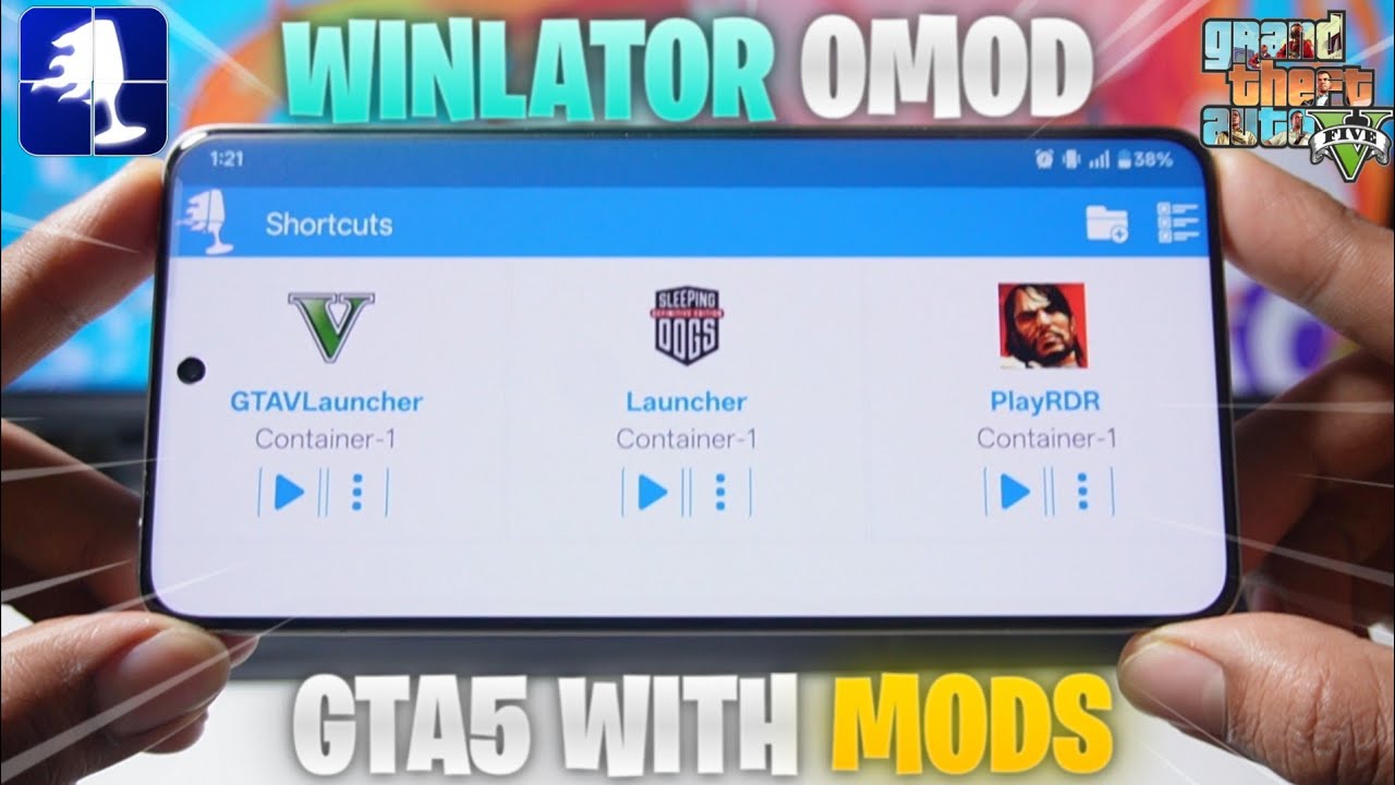 🔥 Winlator OMOD Complete Setup, Settings & Gameplay (Android) | Play GTA5 With mods!