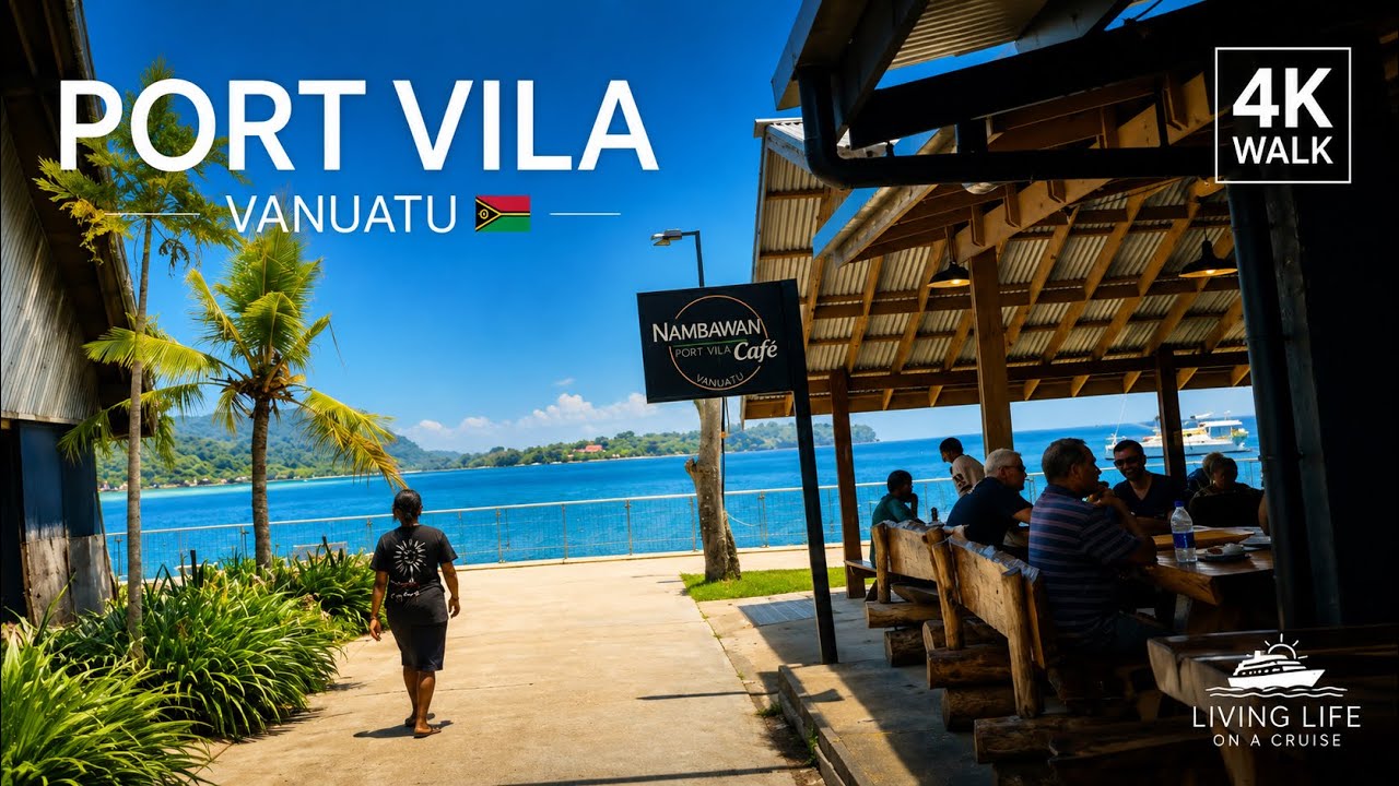 4K Walking Tour of Port Vila, Vanuatu 🇻🇺 | Waterfront, Markets & Local Life