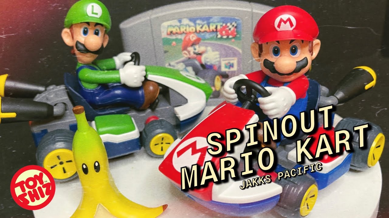 2021 SPINOUT MARIO/LUIGI KART&rsquo;S | Jakks Pacific