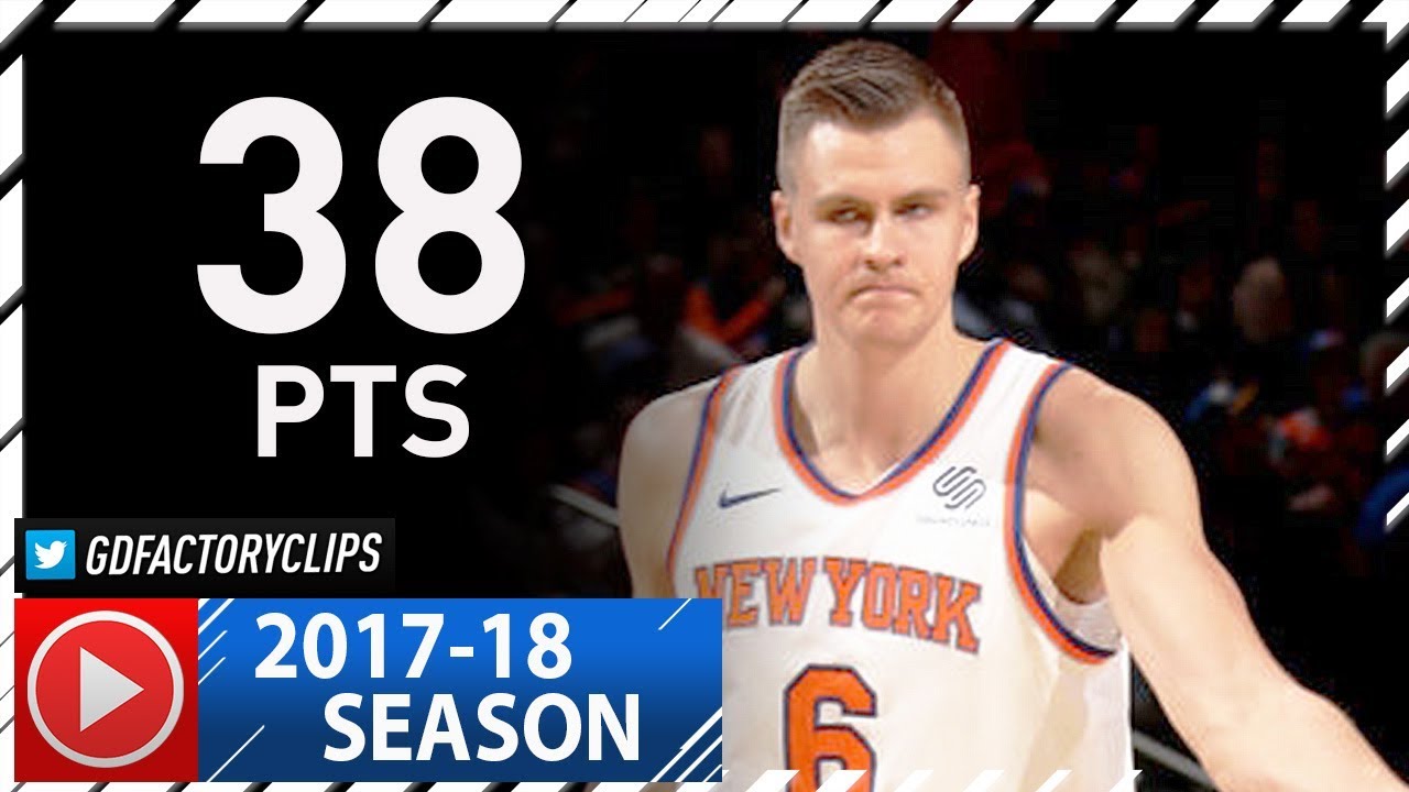 Kristaps Porzingis Full Highlights vs Nuggets (2017.10.30) - Career-HIGH 38 Pts, NASTY!