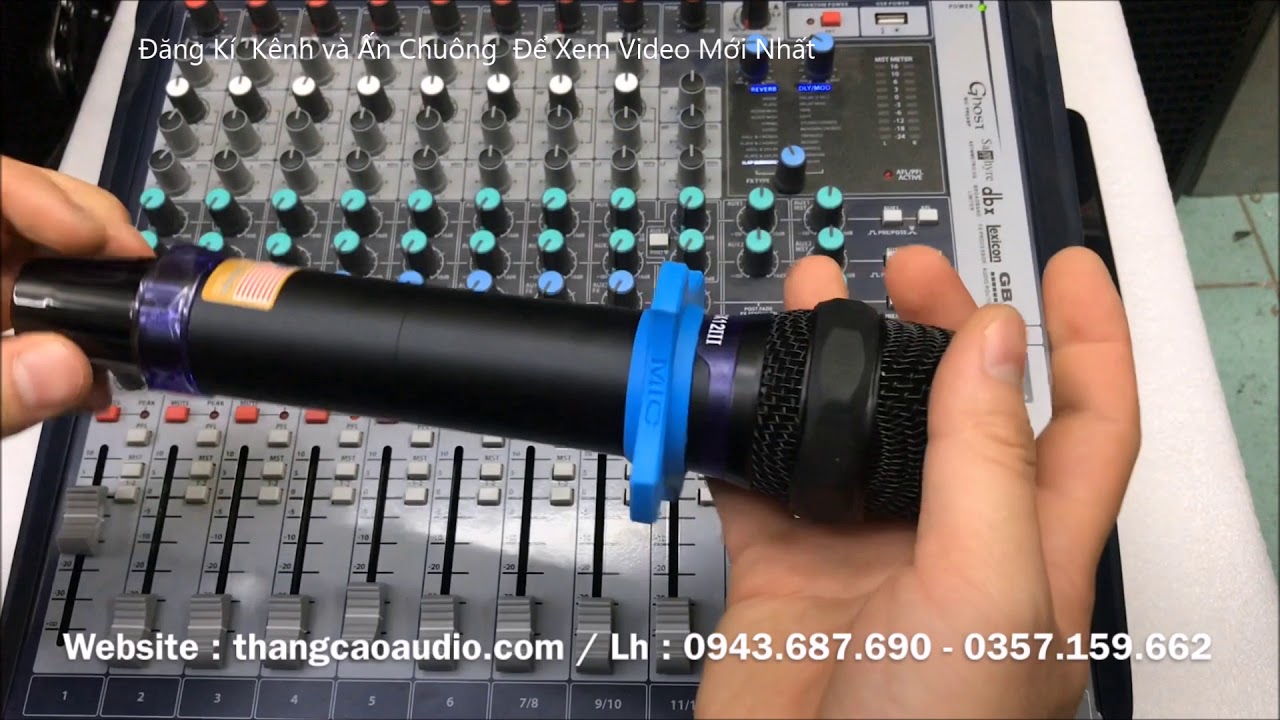 Mixer Soundcraft Signature S12  Test Effect _gửi A.Cường : 0357159662
