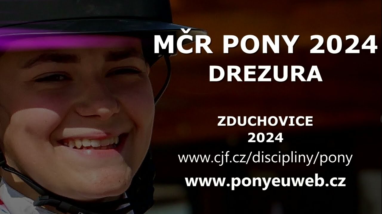 OHLÉDNUTÍ ZA DREZURNÍ ČÁSTÍ MČR PONY ZDUCHOVICE 2024